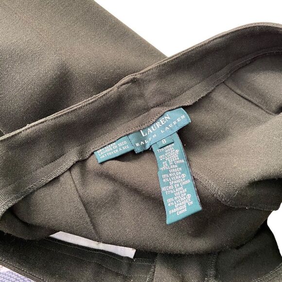 Lauren Ralph Lauren Green Trousers with Pockets in Size 8 - Picture 7 of 7